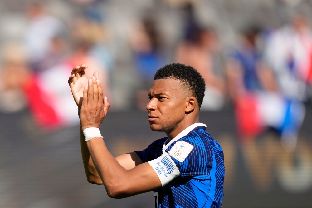 Kylian Mbappe is firmly in the fight for the World Cup golden boot (Yuki Iwamura/AP) (AP)