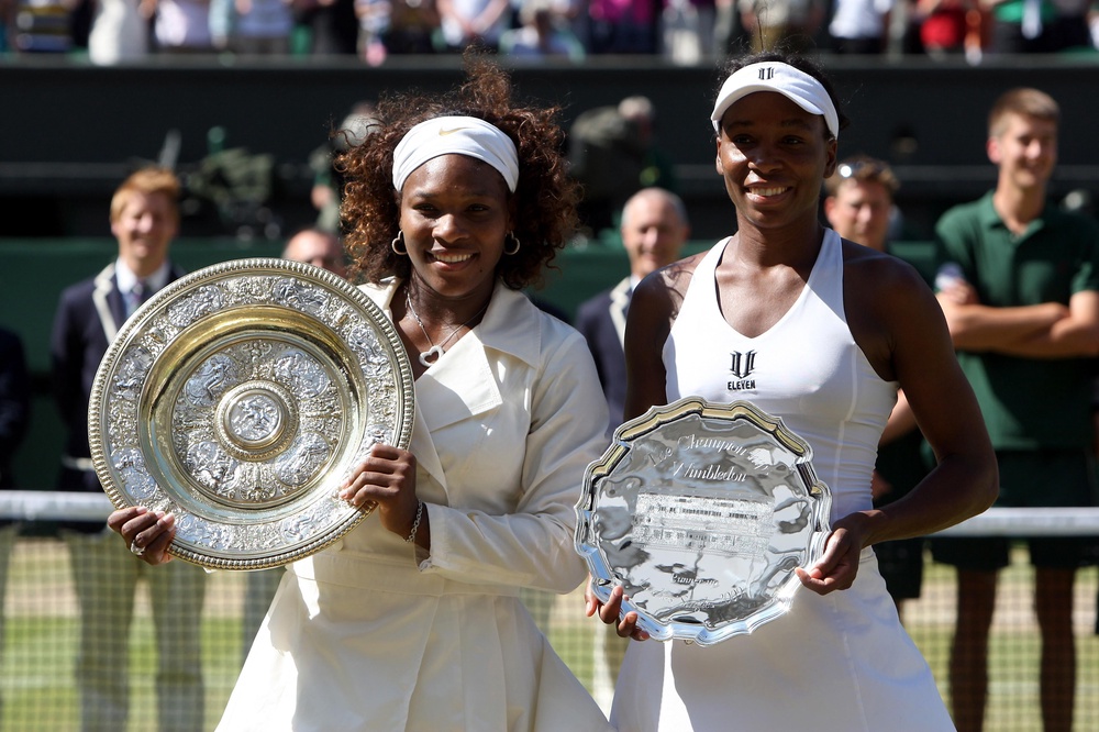 Serena Williams, left, beat her sister Venus in the Wimbledon final in 2009 (PA) (PA Archive)