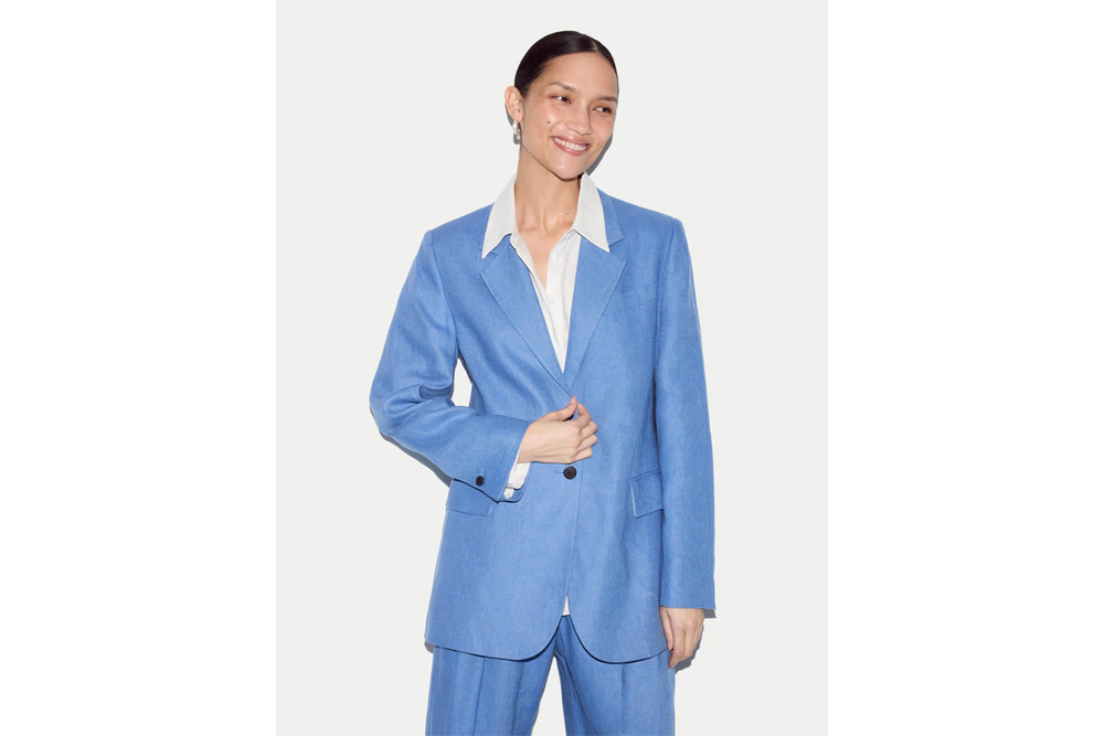 Image from: This £50 Next jacket is just like Kate Middleton’s blue Wimbledon suit