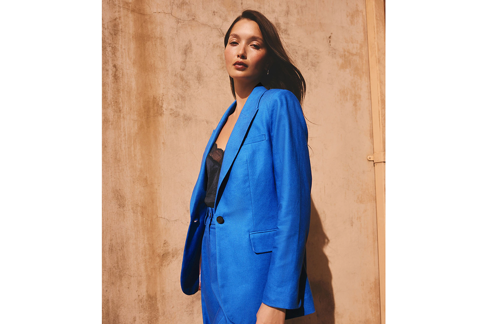 Image from: This £50 Next jacket is just like Kate Middleton’s blue Wimbledon suit