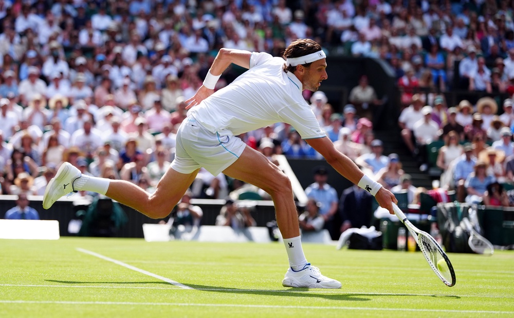 Arthur Rinderknech put up a fight (Adam Davy/PA)