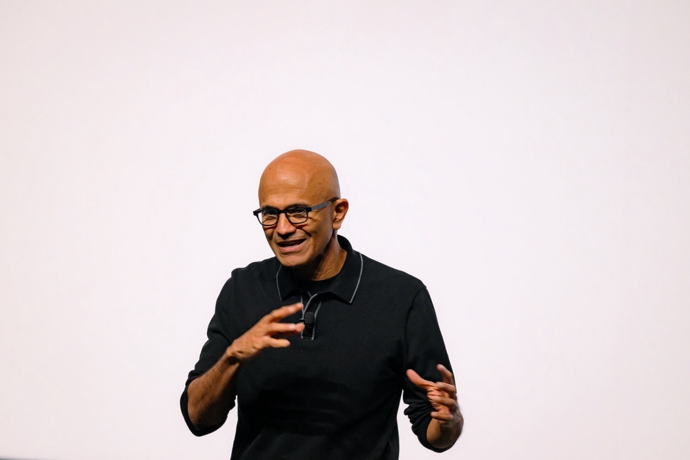 CEO of Microsoft Satya Nadella. The company is being sued by residents of Sturtevant, Wisconsin, over alleged excessive noise coming from its Fairwater data center in nearby Mount Pleasant (Getty)