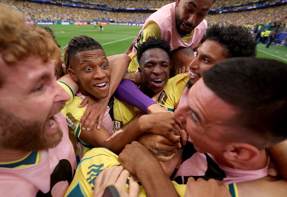 Brazil eked through their round of 32 clash with Japan thanks to a stoppage-time winner (Getty)
