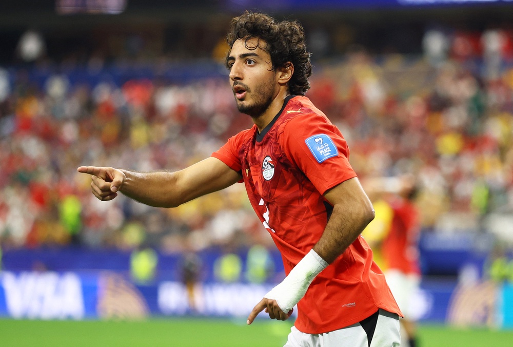 Mohamed Hany became only the second man to score two own goals at the same World Cup (Reuters)