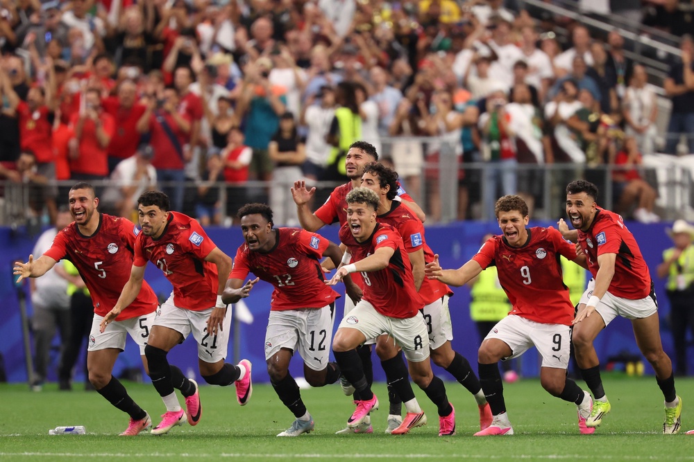Egypt beat Australia on penalties in the round of 32 (AP)