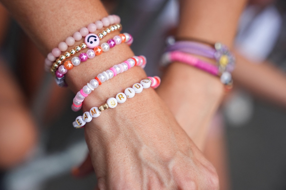 Fans came out wearing their themed friendship bracelets, which became a trend during the singer’s mega Eras Tour (Reuters)