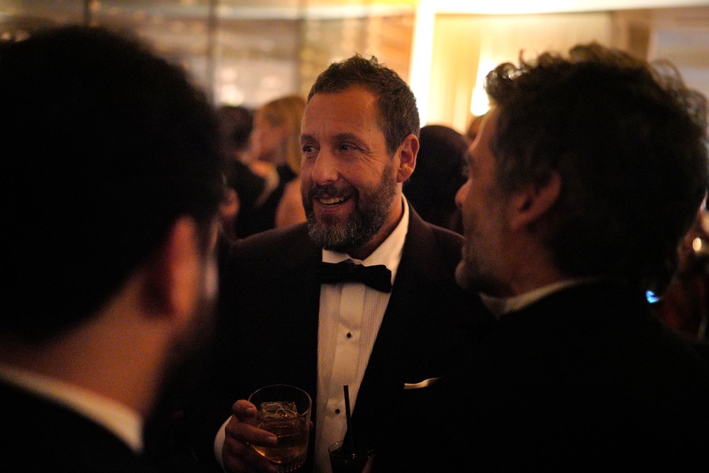 Adam Sandler officiated Taylor Swift and Travis Kelce’s wedding (Getty Images for Netflix)