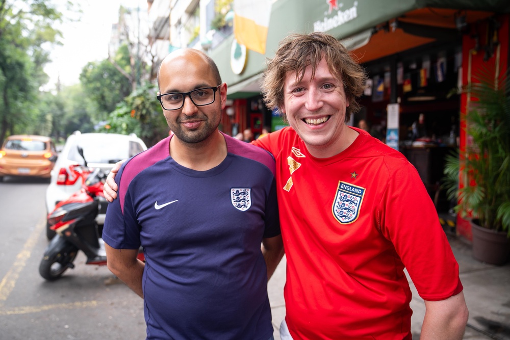 Mo Shahid, 39 (left) and Dave Bilyard, 39, said the altitude did not leave them feeling ‘too confident’ (James Manning/PA) (PA Wire)