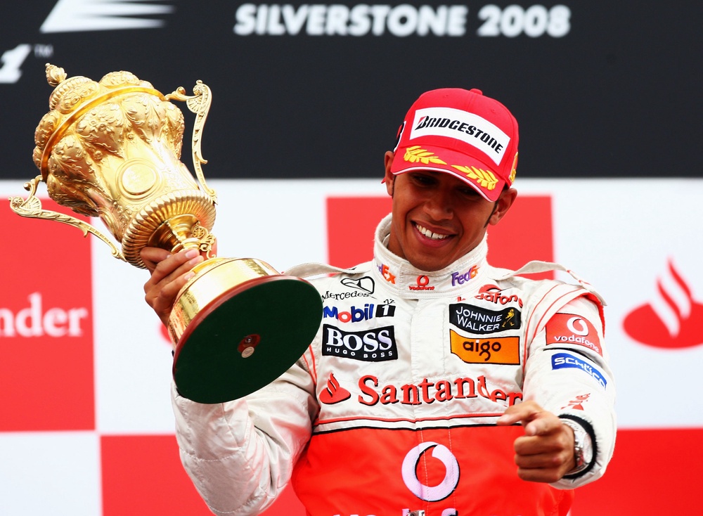 Hamilton first won at Silverstone in 2008 (Getty)