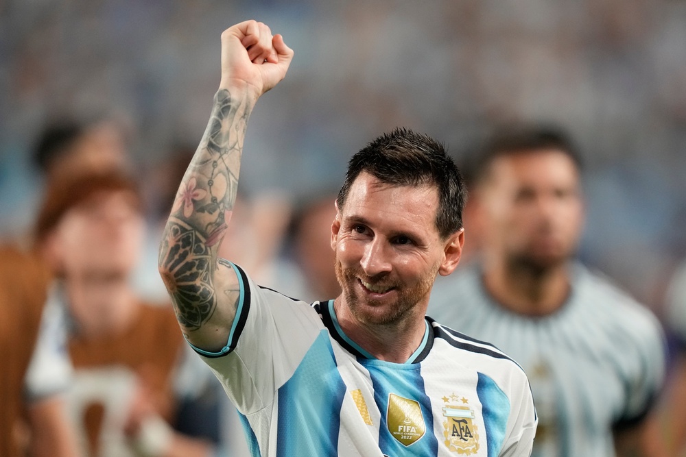 Image from: Argentina v Egypt LIVE: Lionel Messi and Mohamed Salah battle for World Cup quarter-final place
