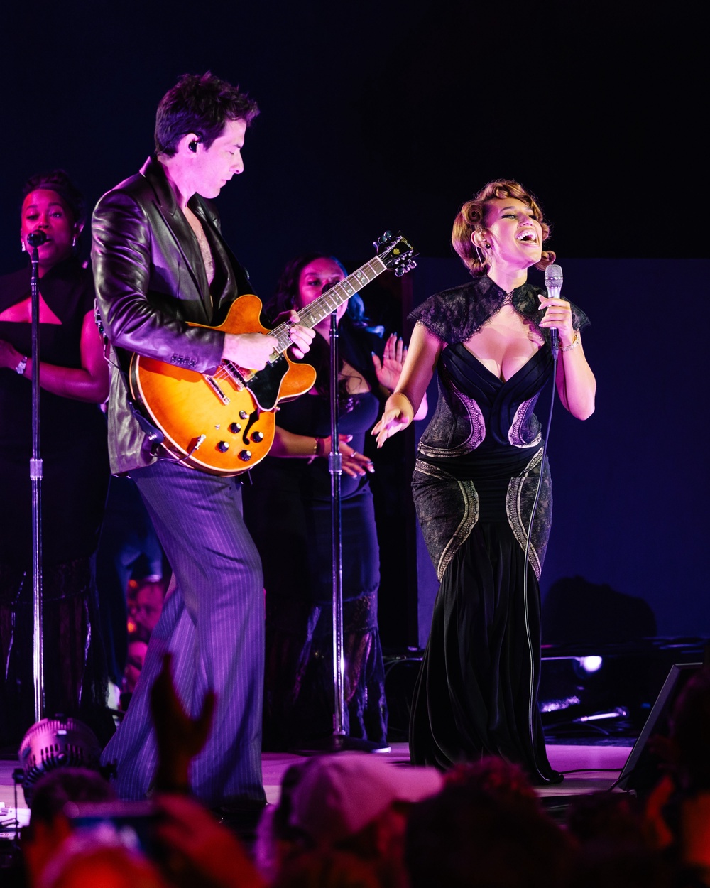 RAYE performing with Mark Ronson at Montreux 2026 (Marc Ducrest)