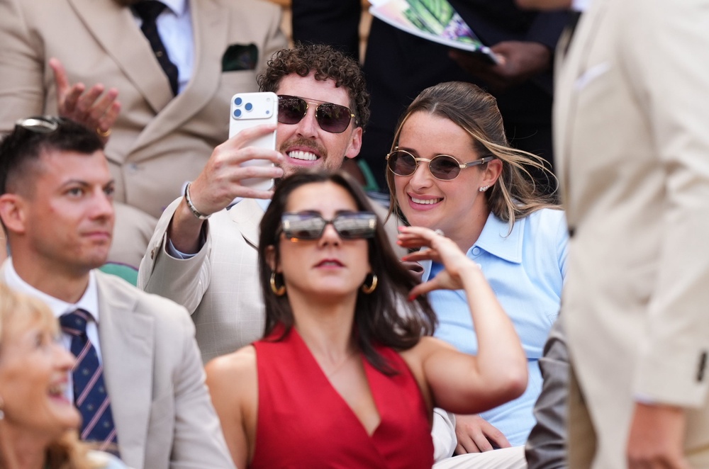 Ella Toone and Joe Bunney were also among the crowd (Mike Egerton/PA) (PA Wire)