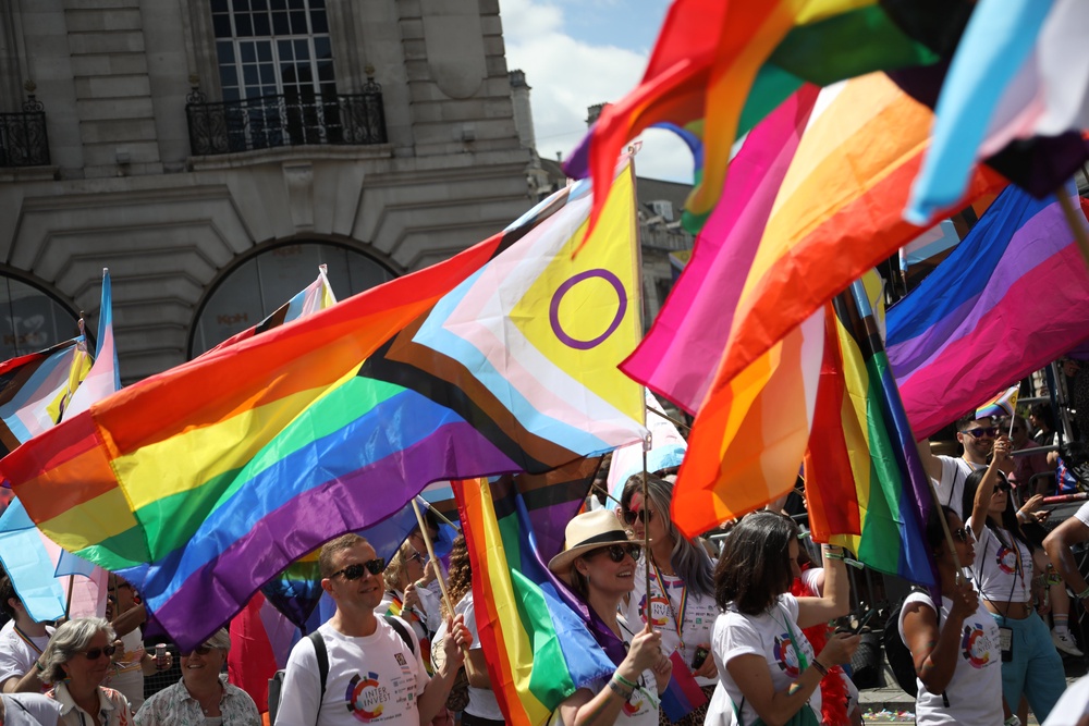 Image from: London Pride live: Madonna rumoured to appear on main stage as thousands march in LGBTQ+ parade