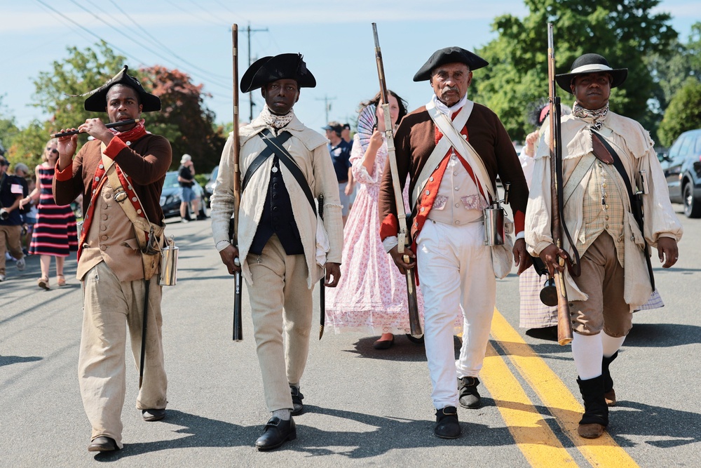 The town of Orangetown celebrated America's 250th Anniversary with a parade and a festival at the German Masonic Park (Michael M. Santiago/Getty Images)