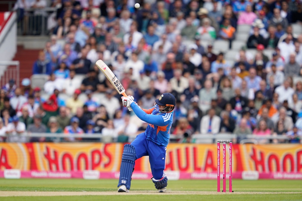 Vaibhav Sooryavanshi made his international debut for India at age 15 (AP)