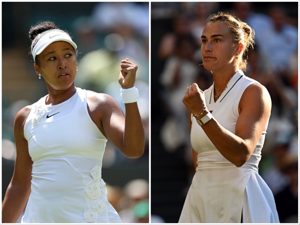 Image from: Osaka v Sabalenka LIVE: Wimbledon latest score from fourth-round blockbuster after Djokovic result