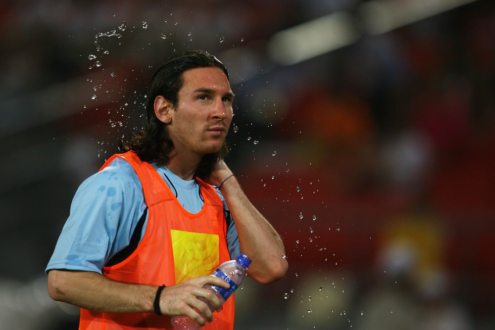 Botterill first photographed Messi playing for his country at the 2008 Beijing Olympics (Getty Images)
