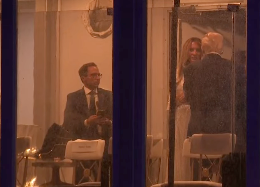 Trump and Melania ahead of the president’s address to the nation (YouTube)