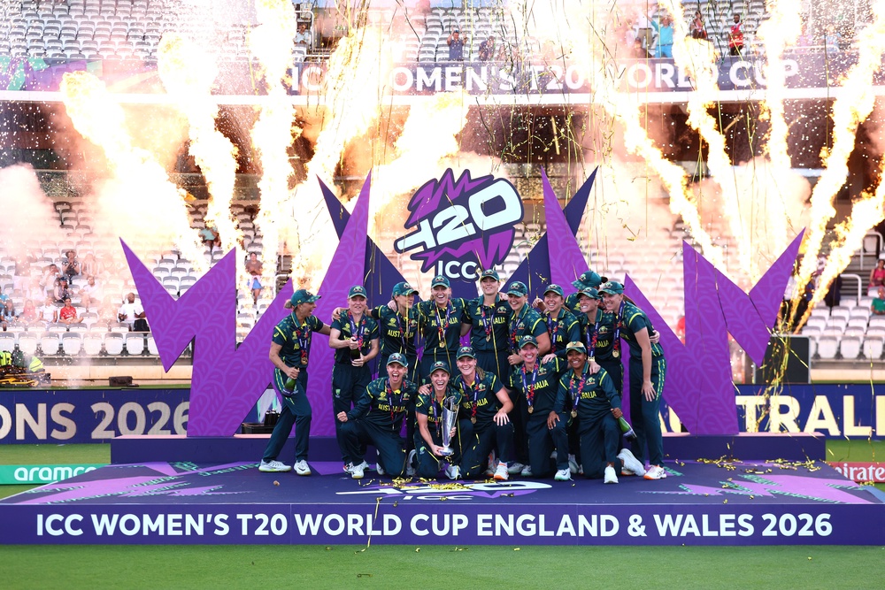 Australia claimed a record-extending seventh Women’s T20 crown (Steven Paston/PA) (PA Wire)