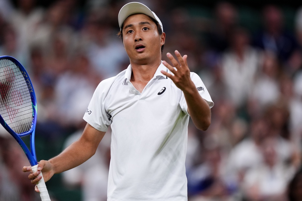 Shintaro Mochizuki made a name for himself on Centre Court (Ben Whitley/PA) (PA Wire)