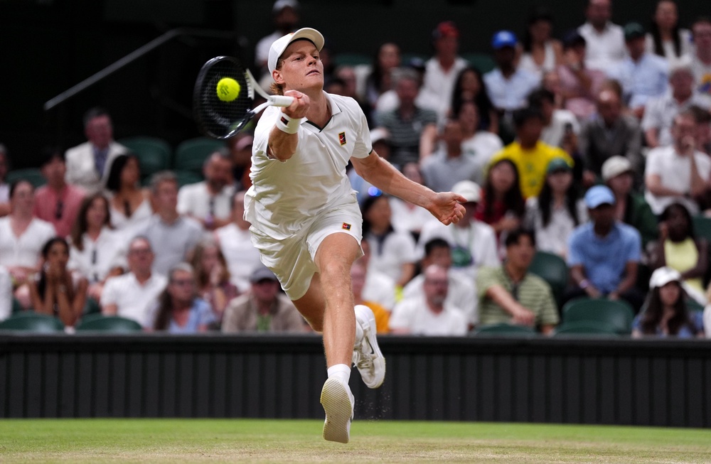 Jannik Sinner sailed through to the last eight (Ben Whitley/PA) (PA Wire)
