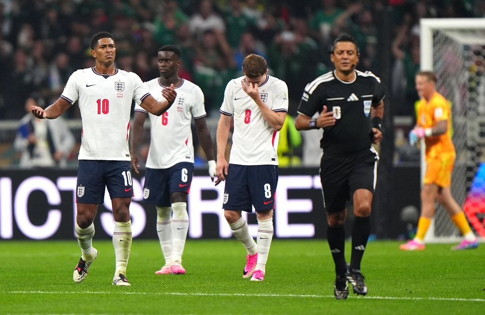 England faced adversity throughout the last 16 tie (PA)