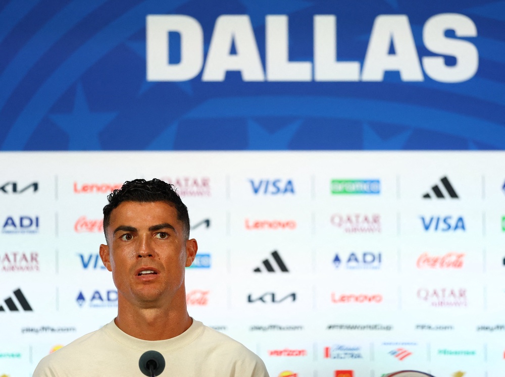 Ronaldo was not happy with the line of questioning (Reuters)