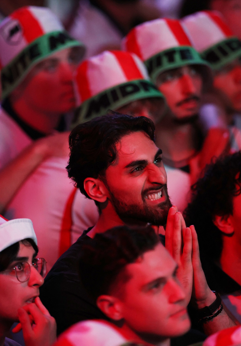 Fans enjoyed a nail-biting game (Reuters)