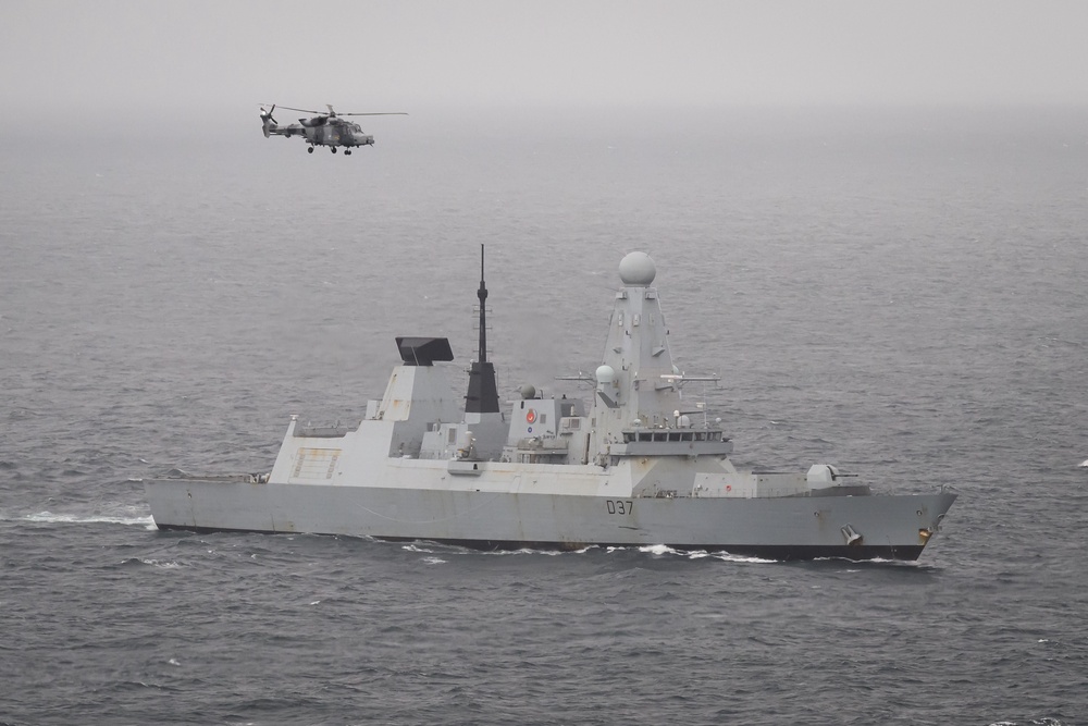 HMS Duncan, a Type 45 or Daring-class air-defence destroyer (Getty)