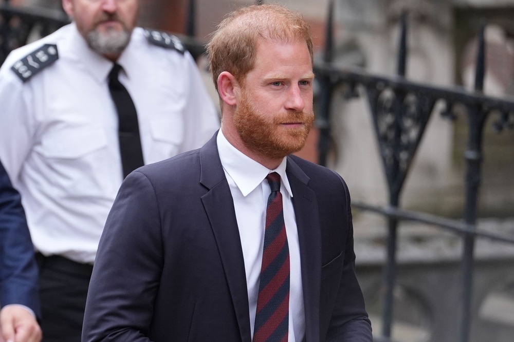 The Duke of Sussex is set to return to the UK on Monday (Lucy North/PA) (PA Archive)