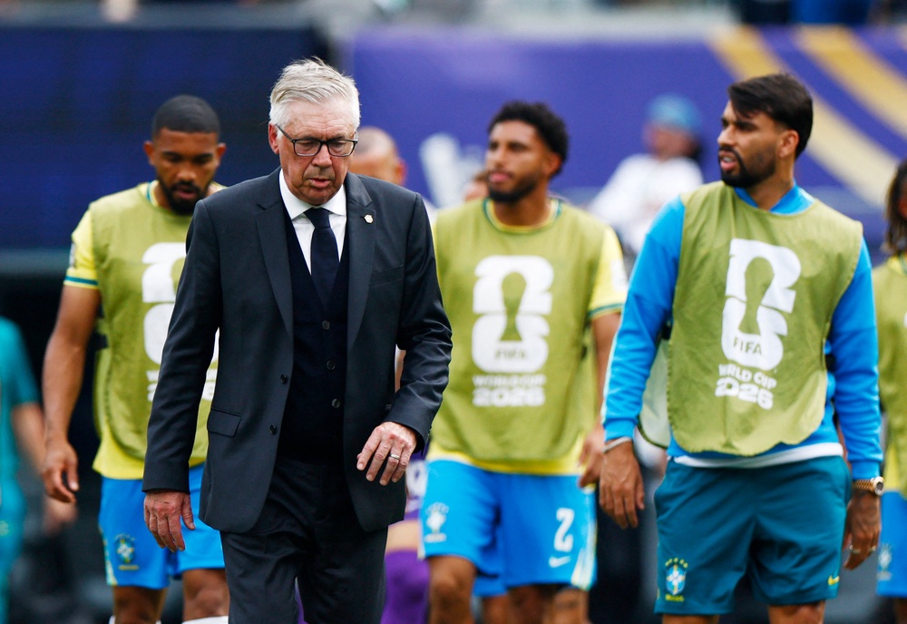 Serial Champions League winner Carlo Ancelotti failed to inspire Brazil through the World Cup (Reuters)