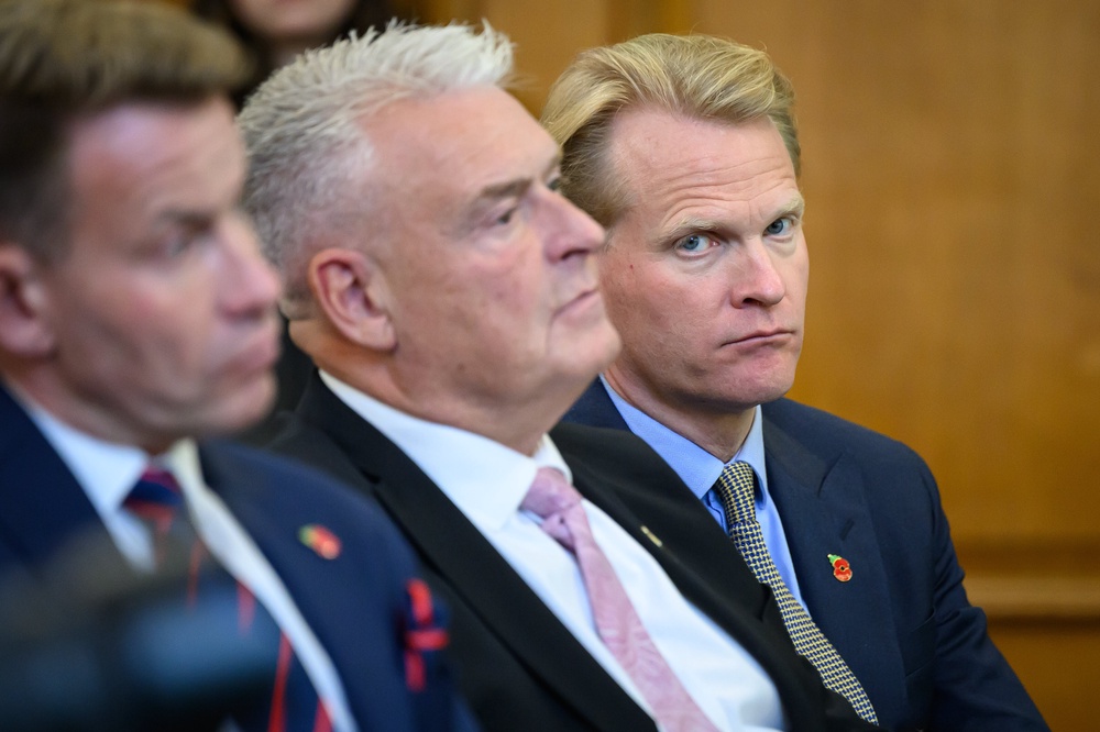 James Orr (right) was one of the leading Reform figures at Cottrell's book launch (Getty)