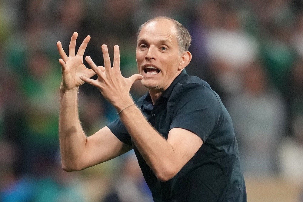England head coach Thomas Tuchel steered his team to victory (Nick Potts/PA) (PA Wire)