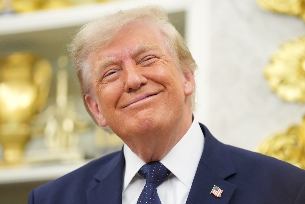 President Donald Trump proposed a one-year 10 percent cap on interest rates in the US, a proposal that was largely panned by financial experts (AP)