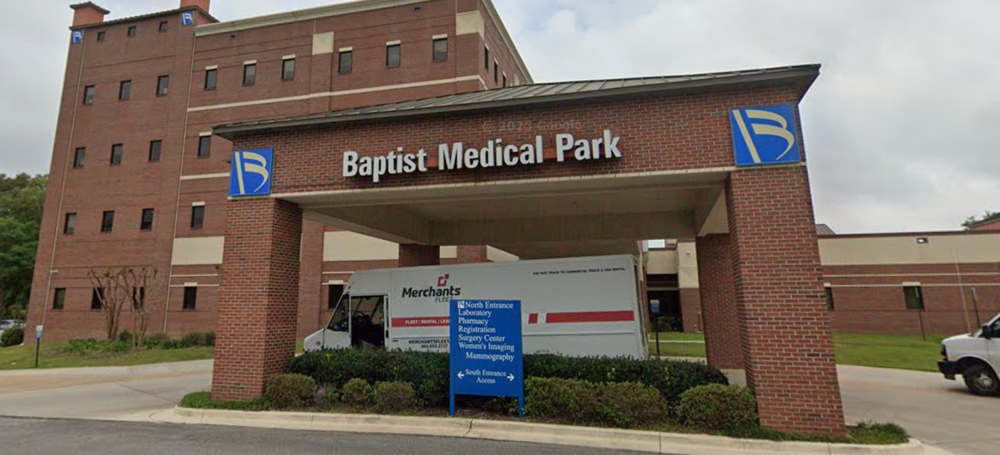 Baptist Medical Center presented documents in court that showed Deborah Higgs consented to discharge liability of the hospital for services done by independent contractors (Google Maps)