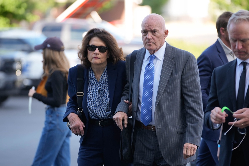 Robert and Kathryn Kirk, the parents of Charlie Kirk, were in court in Provo, Utah to hear the ruling (Getty)
