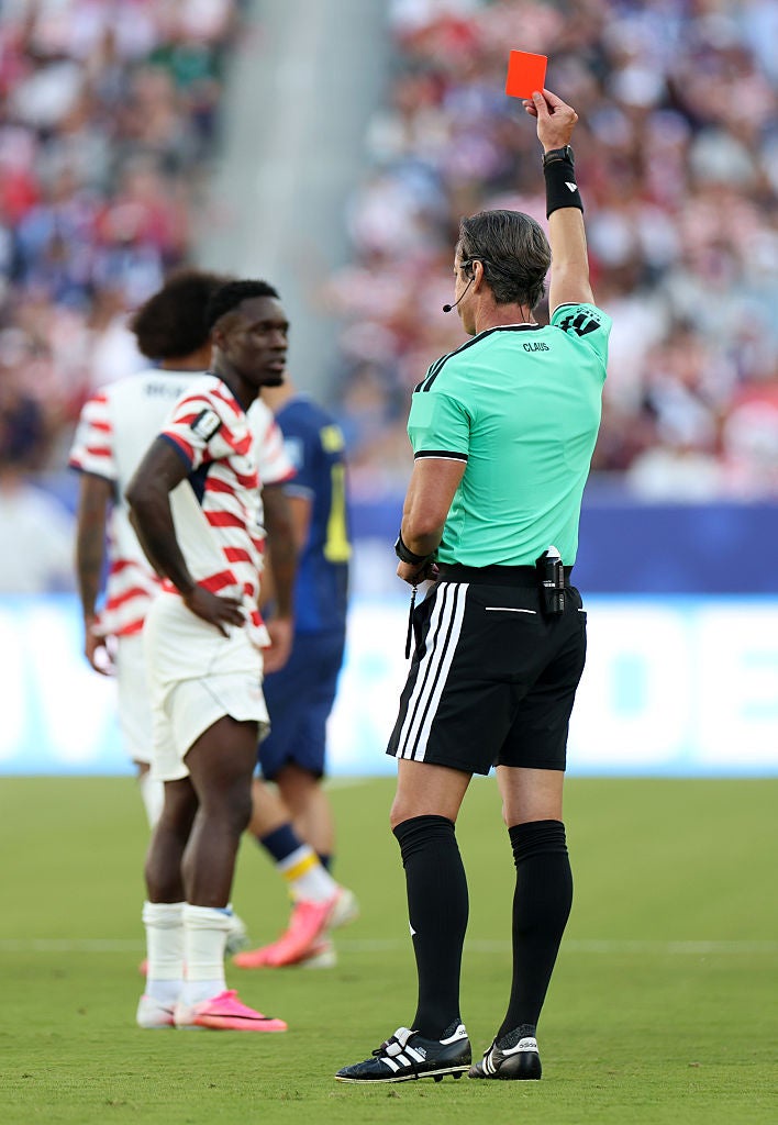 There is typically no appeals process against the automatic one-game ban (Getty Images)