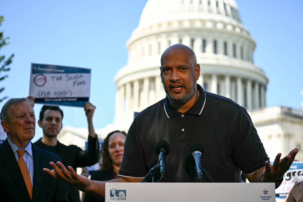 Former Capitol Police officer Harry Dunn lost his second campaign for Congress this year to a more establishment-backed Democrat. (AFP/Getty)