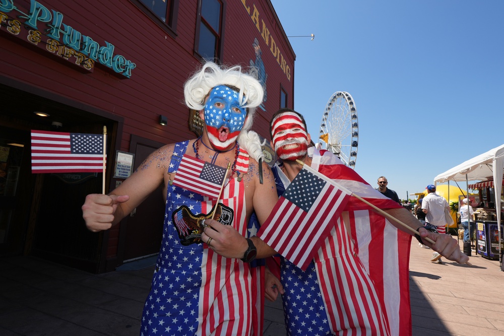 United States soccer fans pose before Belgium tie in Seattle (AP)