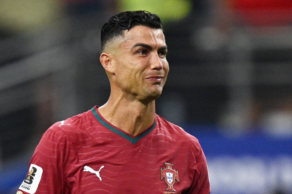 Image from: Spain v Portugal LIVE: Cristiano Ronaldo left in tears as Mikel Merino strike confirms crushing World Cup last 16 loss