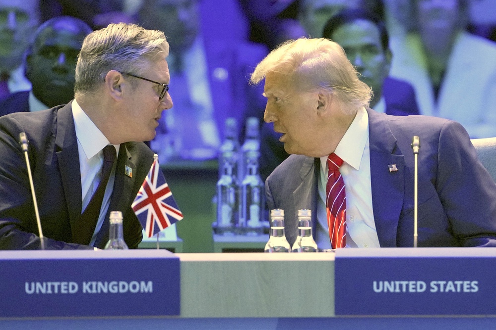 Sir Keir Starmer could face a row with Donald Trump over defence spending after the US president insisted Nato allies were still not spending enough (Kin Cheung/PA) (PA Archive)