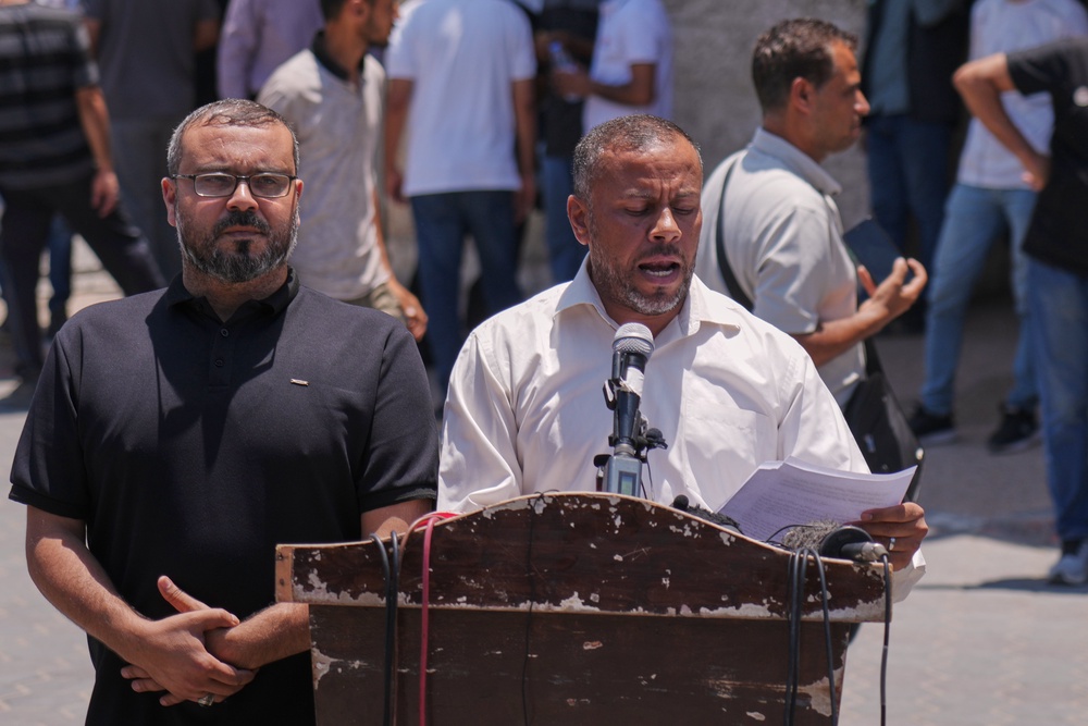 Hamas described its decision as evidence of its commitment to Gaza’s reconstruction after years of war (AP)