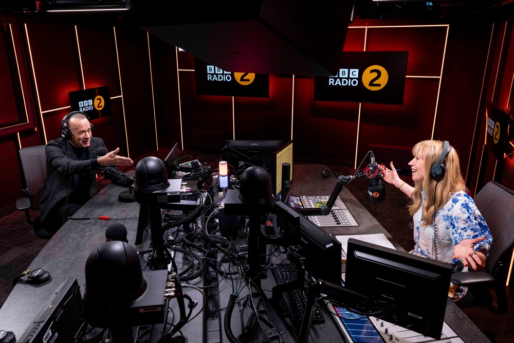 Tom Hanks stopped by for the inaugural show (BBC)
