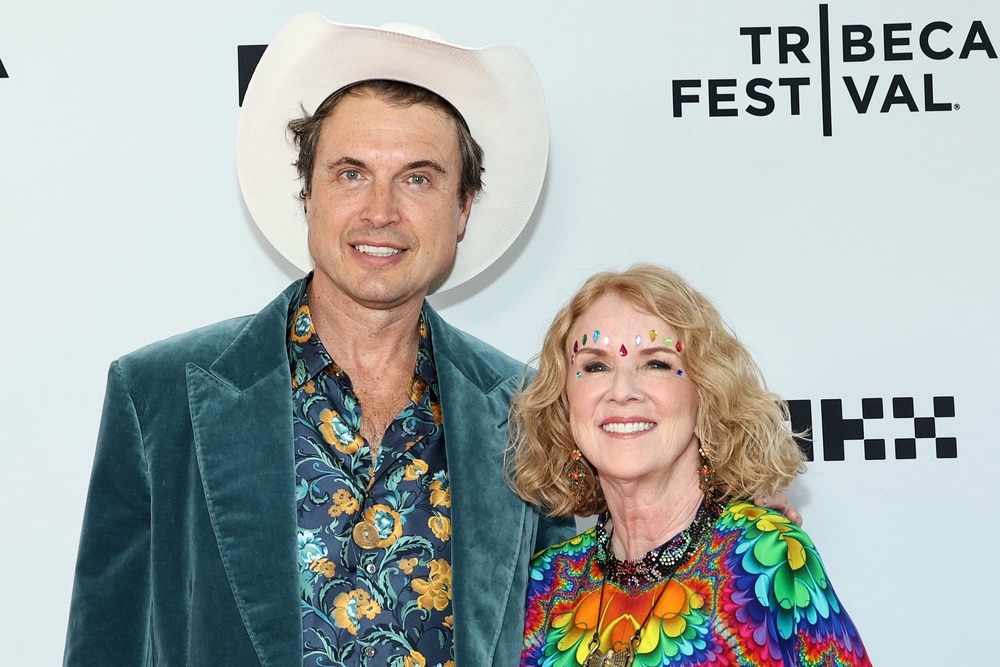 Kimbal Musk and Burning Man Organization CEO Marian Goodell at the premiere of ‘The Man Will Burn’ at New York’s Tribeca Festival in June 2026 (Jamie McCarthy/Getty for Tribeca Festival)
