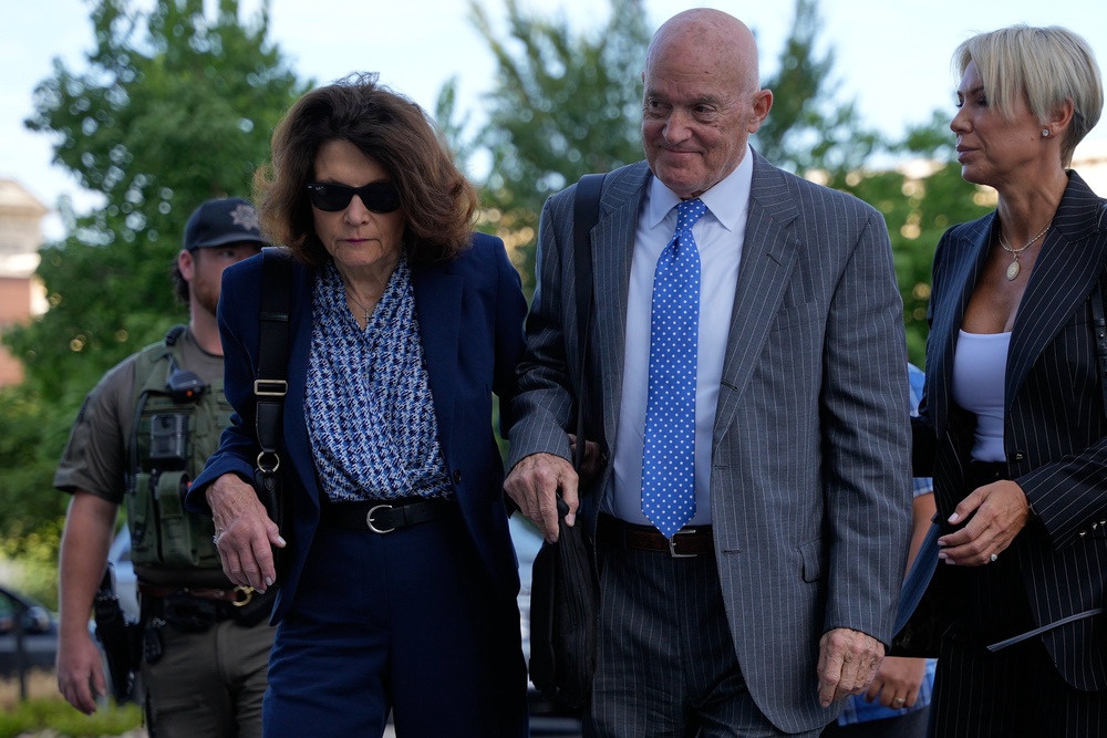 Charlie Kirk's parents, Robert and Kathryn Kirk, arrive at the Fourth District Courthouse for a hearing for Tyler Robinson (AP)
