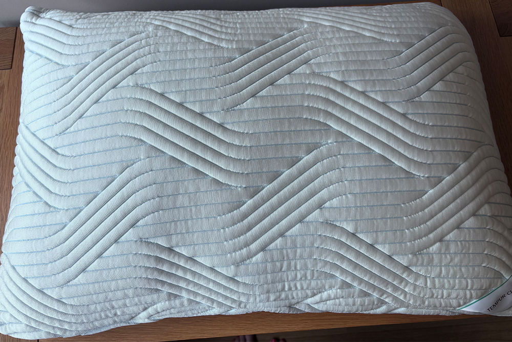 This pillow continues to draw heat away from the body as you sleep (Siobhan Grogan/The Independent)
