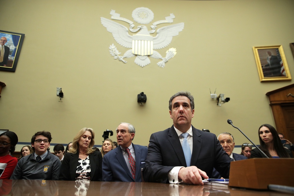 In 2019, Cohen testified before Congress that Trump was a ‘con man’ and a ‘cheat’ (Getty Images)