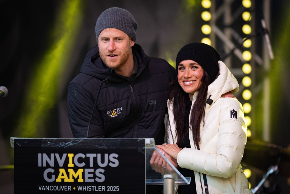 The Duke and Duchess of Sussex at the Whistler 2025 Invictus Games (PA) (PA Archive)