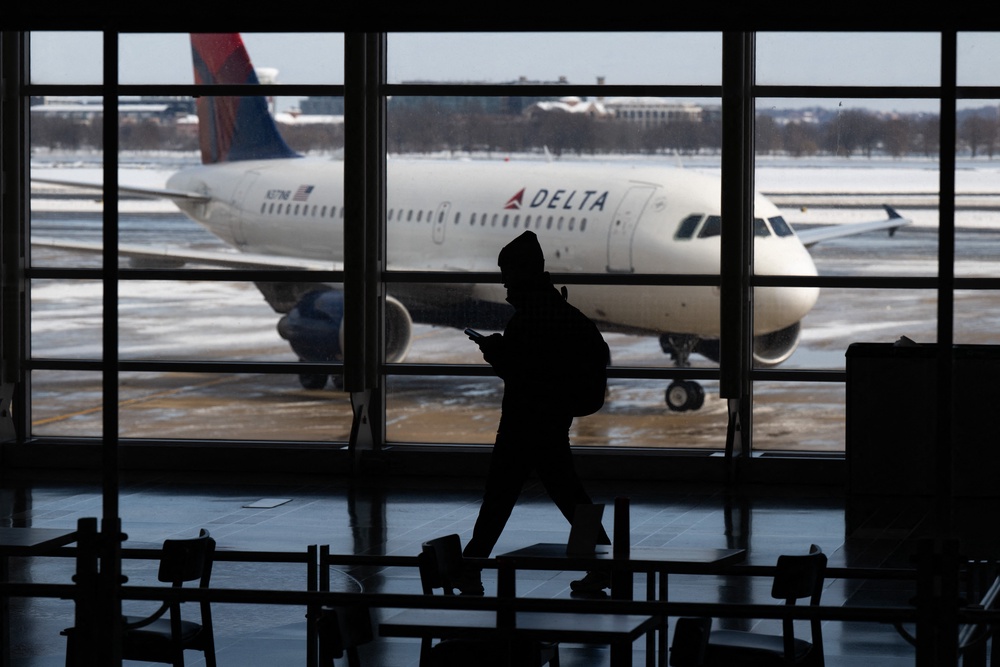 Delta was one of five airlines that announced they were raising checked baggage fees by $10 to manage rising jet fuel costs (AFP/Getty)
