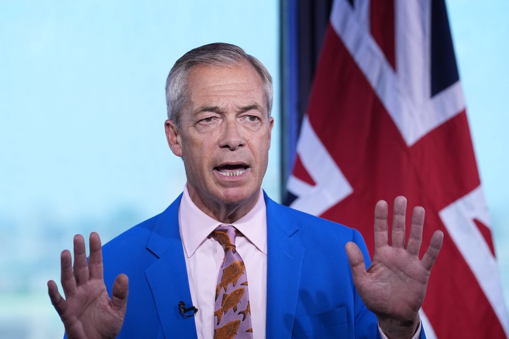 Reform UK leader Nigel Farage insisted he had done nothing wrong (Gareth Fuller/PA) (PA Wire)